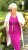 Klasyczna sukienka plus size 58/60 amarantowa. Wygoda i elegancja na co dzień.
